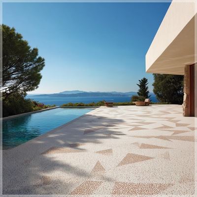 Nghệ thuật sống xa hoa: Khi terrazzo gặp gỡ Saint-Tropez...